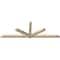 Ekena Millwork Kennewick Rough Sawn Timber Gable Bracket, Douglas Fir, 108"W x 36"H x 4"D x 4"F, 8/12 Pitch GBW108X36X0404KEN00RDF - alternate 2